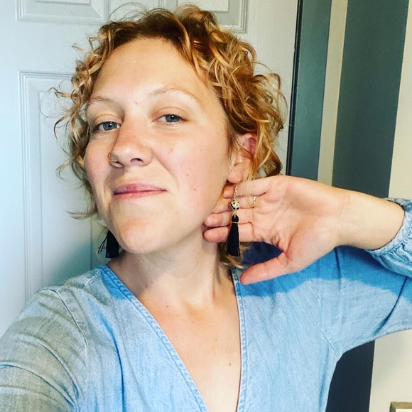 Jewelry - Dalmatian Jasper Tassel Earrings